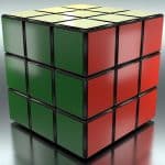 Foto del Cubo de Rubick resuelto por Inteligencia Artificial