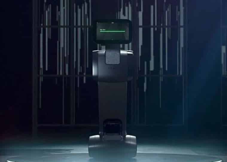 imagen del robot mayordomo inteligente Temi para hogares y oficinas
