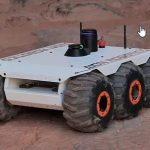 Robot explorador M6 UGV de Aion robotcs para reconocimiento militar, rescate, investigación