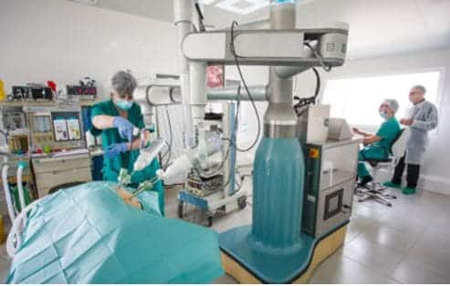 Robot Bistrack de Rob Surgical para cirugía robótica