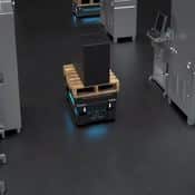 vehículos Agv y sistemas aiv son los robots móviles para almacén