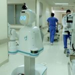 Moxi robot de Diligent Robotics para hospitales