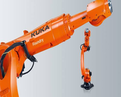 robot KR QUANTEC Foundry de Kuka para fundición, forja y procesados