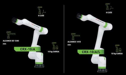 robot crx-iA de Fanuc, características del brazo robótico industrial