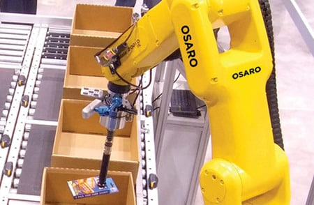 OSARO diseña software con IA para picking de cobots sobre AMR