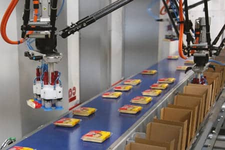 Piab nos muestra cómo un robot Delta envasa 280 bolsas por minuto