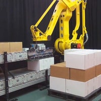 Proveedor de robots paletizadores de FANUC