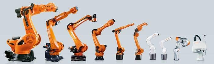 Tipos de modelos de robots Scara de KUKA