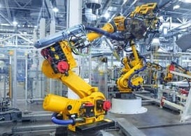 Robots industriales para coger y mover piezas delicadas