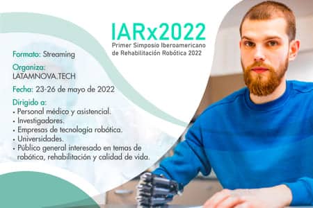 Se acerca IARX2022, el evento de robótica para el sector de la salud