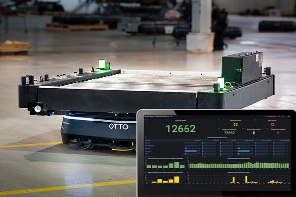 El software de OTTO Motors visibiliza las operaciones de sus robots AMR