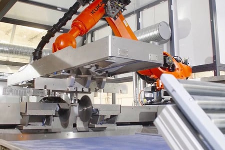 Robots industriales para plantas de reciclaje