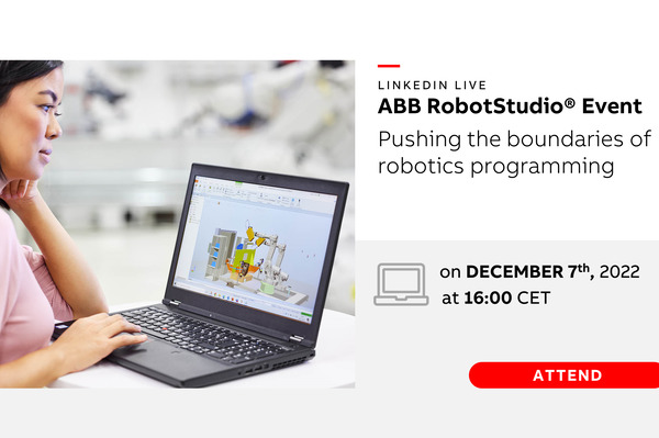 ABB RobotStudio LinkedIn Live Event
