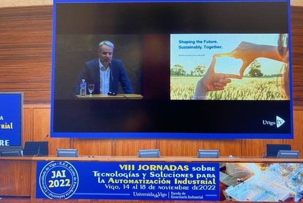 Laurent Bodin presenta la eficiencia tecnológica de Yaskawa en JAI 2022