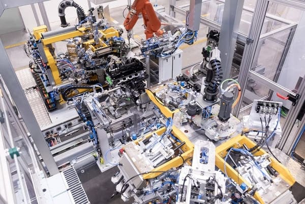 KUKA integra una compleja célula robótica para comprobar fugas de motores